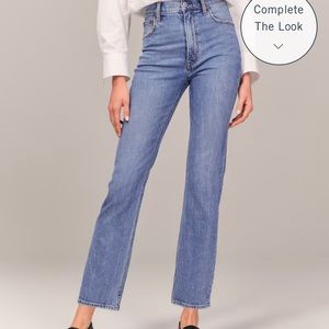 BNWT Ultra High Rise Ankle Straight Jean